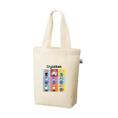 【SOLD OUT】CryWolvesイラスト エコバッグ(Mサイズ)