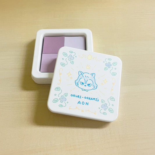 パルプモウルドケース(アイシャドウ風付箋付き)