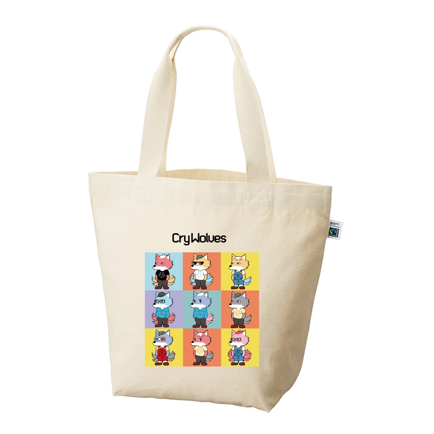 CryWolvesイラスト エコバッグ (Lサイズ)