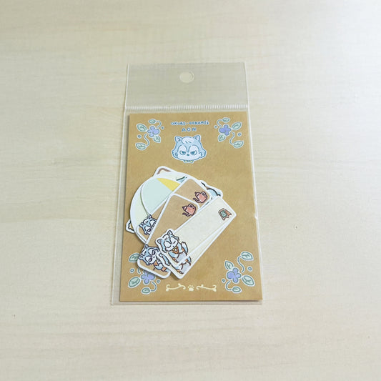 【手帳デコにぴったり！】アオンのフレークシールセット 10枚入り