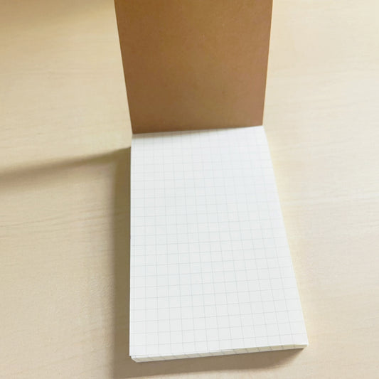 【たっぷり書ける！】アオンのA7方眼メモパッド 160P