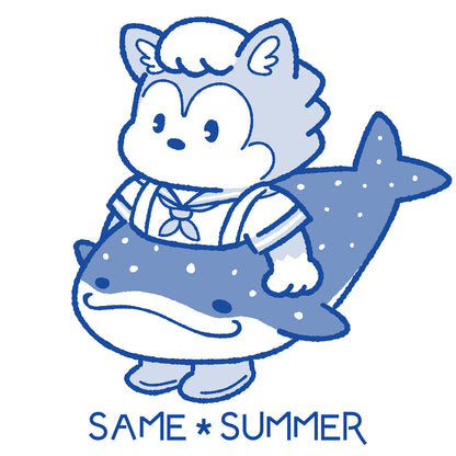 ~オオカミのアオンと青い夢の海~ クリアトートバッグ