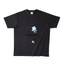 ブラックオーガニック半袖Tシャツ Lサイズ アオン unmon ああああああ