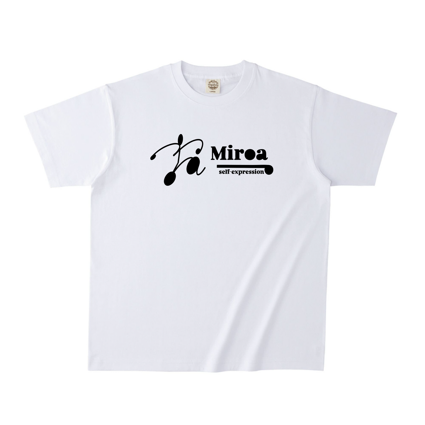 Miroa ロゴワンポイントT