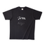 ブラックオーガニック半袖Tシャツ Lサイズ